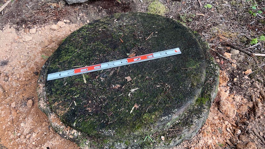 特大の庭伽藍石