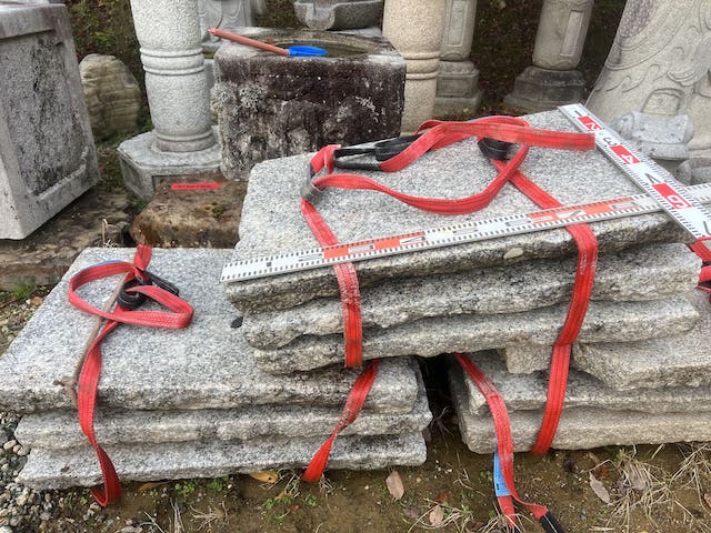 大判の古材の板石　