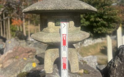 桂離宮型の雪見灯籠