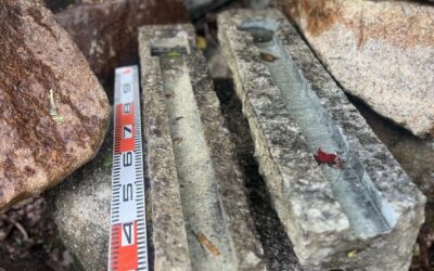 宝殿龍山石の樋石